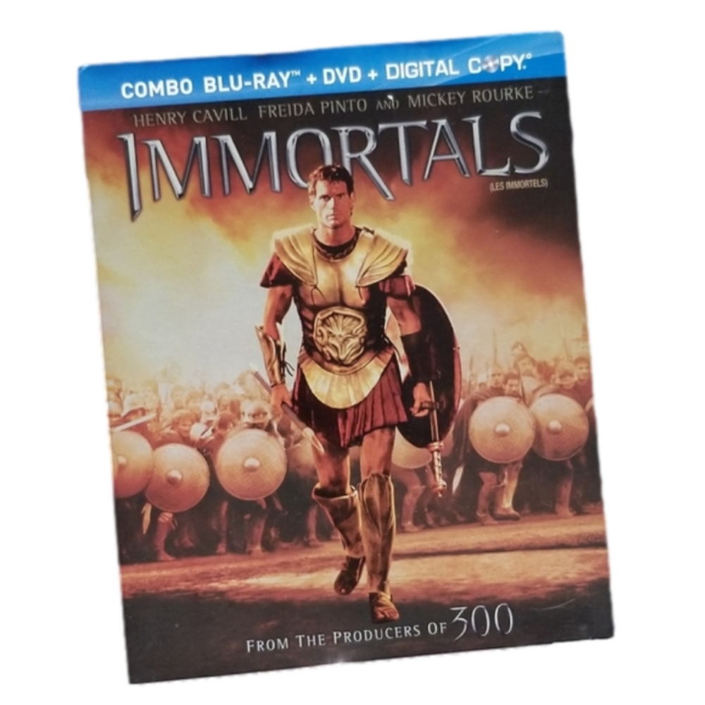 4/$20 Immortals Blu Ray DVD 2 Disc Set